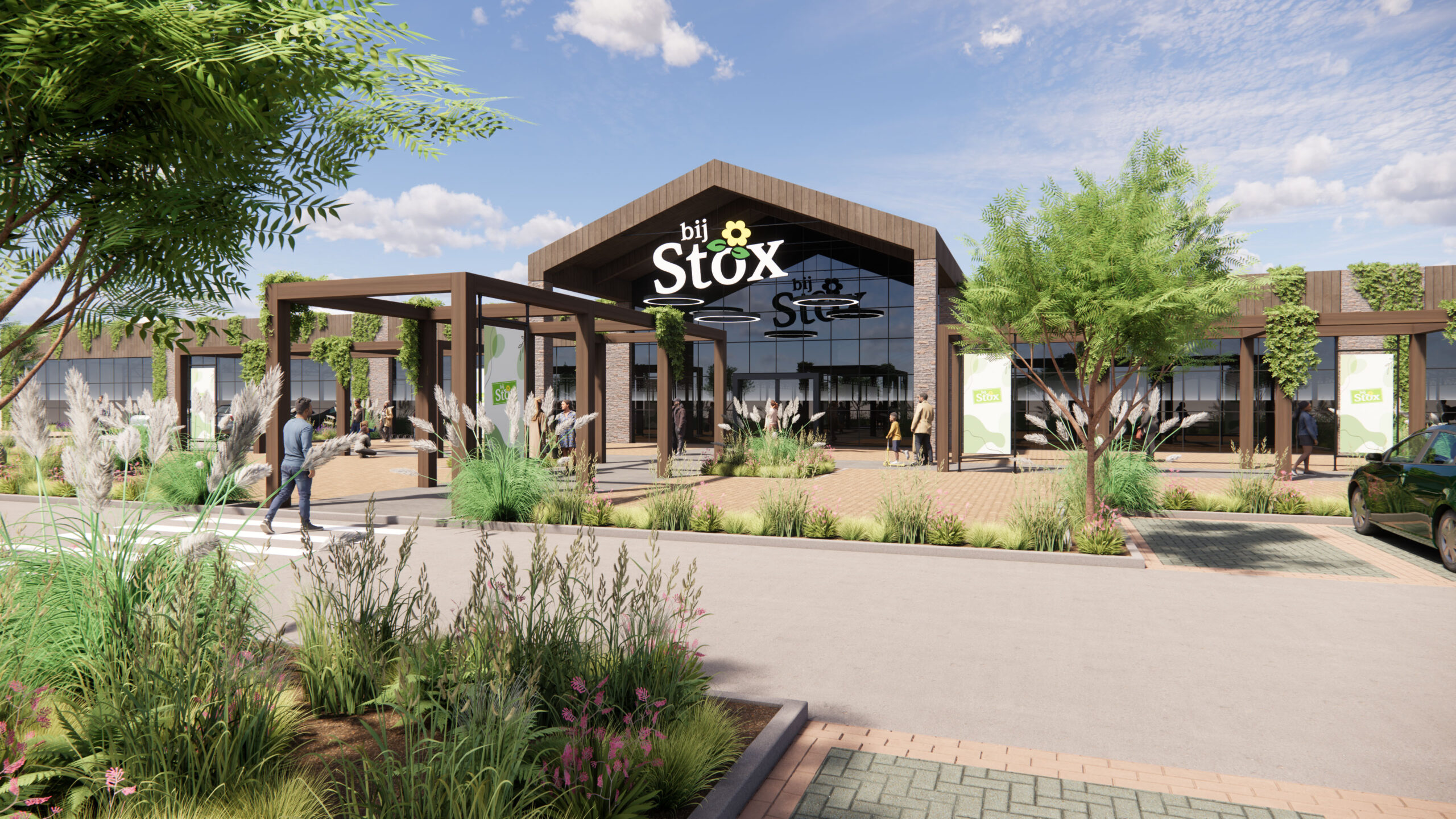 3D visualisatie gevelfacade bijStox - VectorTom